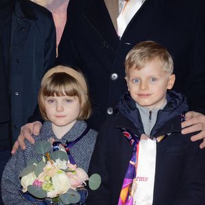 No Tabloids - le prince Jacques de Monaco et la princesse Gabriella de Monaco - 3ème jour du 45ème Festival International du Cirque de Monte Carlo sous le chapiteau Fontvieille à Monaco le 22 janvier 2023. © Olivier Huitel/pool/Bestimage  No Tabloids - 3rd day of the 45th International Circus Festival of Monte Carlo under the Fontvieille marquee in Monaco on January 22, 2023. 