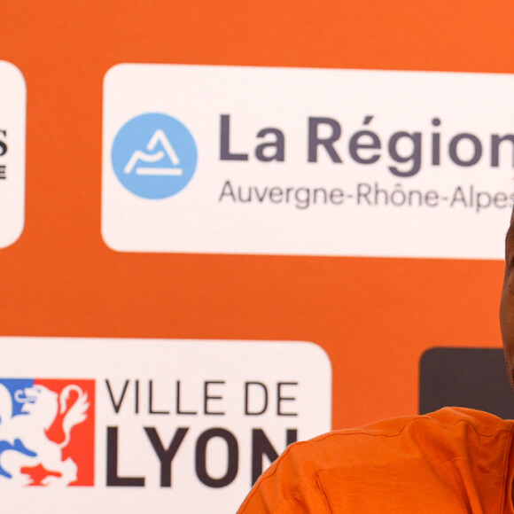 Gael Monfils - Conférence de presse du tournoi de tennis Open Parc Auvergne-Rhône-Alpes Lyon (20 - 27 mai 2023), le 22 mai 2023. © Sandrine Thesillat / Panoramic / Bestimage