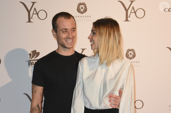 Hugo Clément et sa compagne Alexandra Rosenfeld (Miss France 2006) - Avant-première du film "Yao" au cinéma Le Grand Rex à Paris le 15 janvier 2019. © Coadic Guirec/Bestimage 