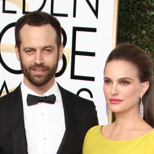 C'est là bas qu'il a rencontré la femme de sa vie
Benjamin Millepied et sa femme Natalie Portman (enceinte) - 74ème cérémonie annuelle des Golden Globe Awards à Beverly Hills. Le 8 janvier 2017