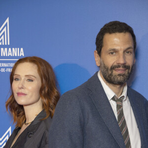 Audrey Fleurot, Mehdi Nebbou de la série HPI - 6 ème édition du Festival Séries Mania à Lille, France, le 18 mars 2023. © Christophe Aubert via Bestimage 