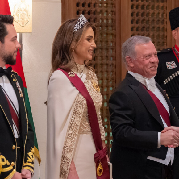 Un look sublime pour elle !
Rania de Jordanie - Réception du mariage du prince Hussein de Jordanie et de la reine Rajwa. @ Balkis Press/ABACAPRESS.COM