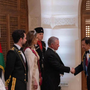 Rania de Jordanie - Réception du mariage du prince Hussein de Jordanie et de la reine Rajwa. @ Balkis Press/ABACAPRESS.COM