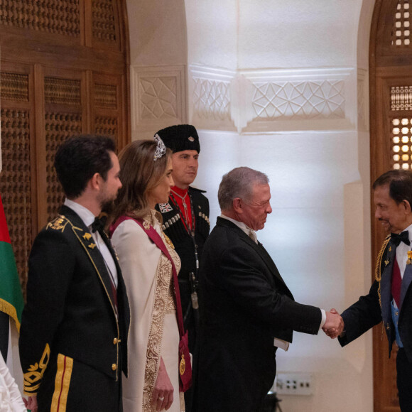 Rania de Jordanie - Réception du mariage du prince Hussein de Jordanie et de la reine Rajwa. @ Balkis Press/ABACAPRESS.COM