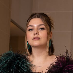 Exclusif - Louane au défilé de mode prêt-à-porter automne-hiver 2023/2024 "Germanier" lors de la fashion week de Paris. Le 6 mars 2023 © Jeremy Melloul / Bestimage