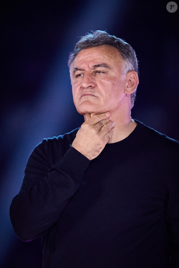 De plus, plusieurs affaires extra-sportives sont venues ternir son bilan
Christophe Galtier lors de la cérémonie de remise du trophée de champion de France au Paris Saint-Saint-Germain (PSG) après le match de football Ligue 1 Uber Eats opposant le Paris Saint-Germain (PSG) au Clermont Foot 63 au Parc des Princes à Paris, France, le 3 juin 2023. Clermont a gagné 3-2. © Cyril Moreau/Bestimage