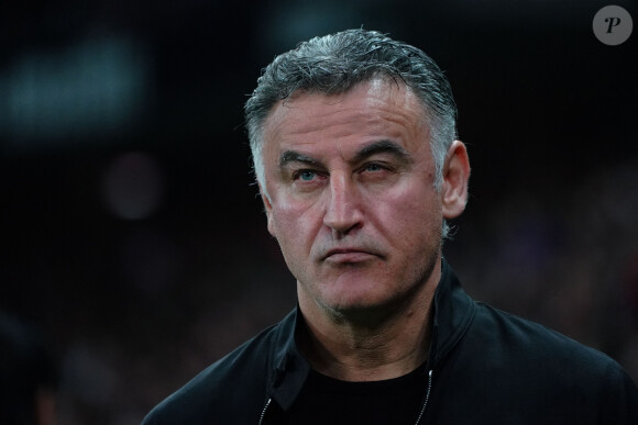 Pour sa première saison, le natif de Marseille a eu des résultats contrastés
Christophe Galtier (Entraineur du Paris SG) - Le PSG a batu l'OGC Nice (2 - 0) lors du match de Ligue 1 Uber Eats à Nice, le 8 avril 2023. © Norbert Scanella / Panoramic / Bestimage