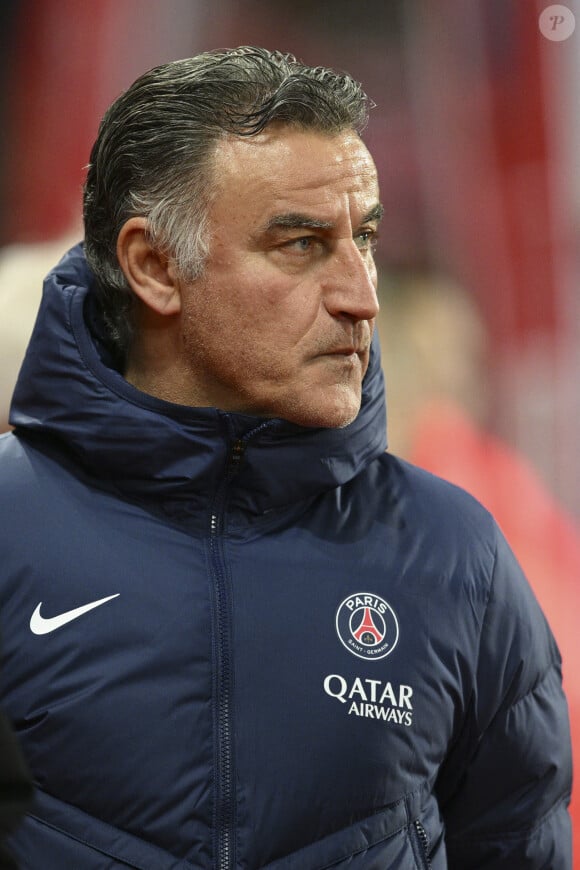 Comme l'annonce plusieurs médias français ce 6 juin, Christophe Galtier vient d'être démis de ses fonctions d'entraîneur du PSG
Christophe Galtier Entraineur (PSG) lors du match de championnat de Ligue 1 Uber Eats opposant Le Stade Brestois 29 (Brest) au Paris Saint-Germain (PSG) au stade Francis-Le Ble à Brest, France, le 11 mars 2023. le PSG a gagné 2-1. © Jean-Baptiste Autissier/Panoramic/Bestimage