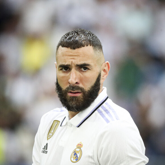 Karim Benzema joue son dernier match au Real Madrid face à l'Athletic Bilbao lors de la finale de Liga, le 4 juin 2023. © Elyxandro Cegarra / Panoramic / Bestimage