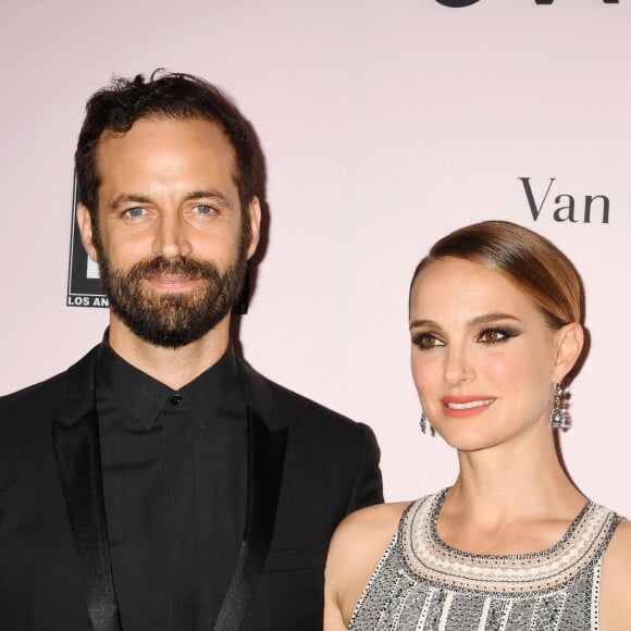 Benjamin Millepied et sa femme Natalie Portman - Les célébrités lors de la soirée 'L.A. Dance Project' à Los Angeles, le 20 octobre 2019. 