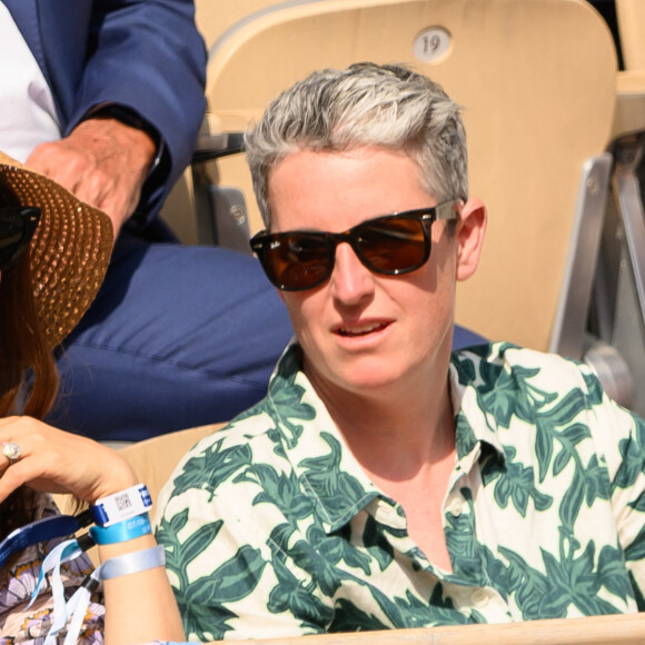 Après le Parc des princes, direction le village de Roland-Garros.
Natalie Portman aux internationaux de tennis de Roland-Garros, le 7 juin 2023. - Laurent Zabulon/ABACAPRESS.COM
