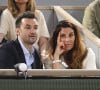 Cyril Lignac est devenu papa pour la première fois en juillet dernier
Cyril Lignac et sa compagne Déborah - Les célébrités dans les tribunes lors des Internationaux de France de Tennis de Roland Garros 2023.
