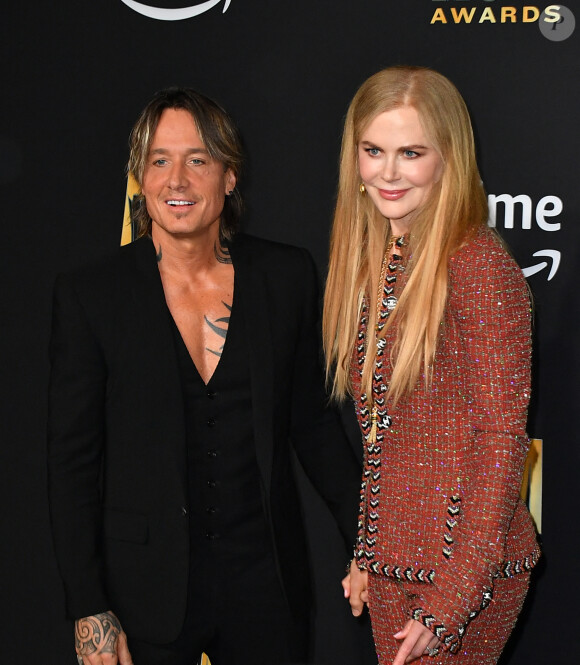 Keith Urban et sa femme Nicole Kidman - Photocall du "58th Annual Academy of Country Music Awards" à Frisco au Texas. Le 11 mai 2023