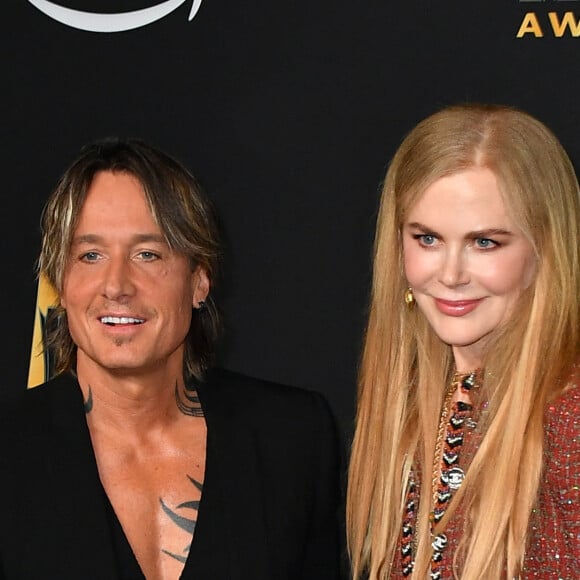 Keith Urban et sa femme Nicole Kidman - Photocall du "58th Annual Academy of Country Music Awards" à Frisco au Texas. Le 11 mai 2023