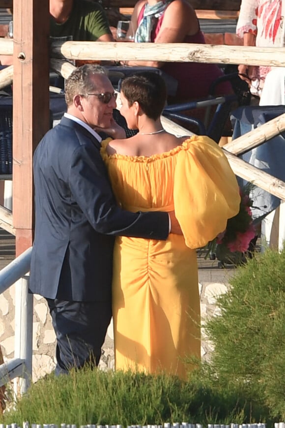 Exclusif - Prix Spécial - Mariage de Cristina Cordula et Frédéric Cassin au site historique du phare de Punta Carena à Capri, Italie, le 8 juin 2017.