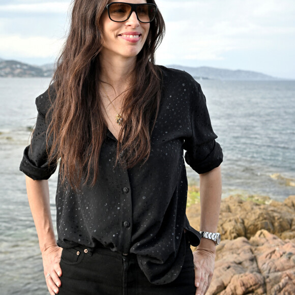 Maïwenn au défilé Etam Croisière 2023 à Saint-Tropez le 11 mai 2023. Le film de Maïwenn, Jeanne du Barry, fera l'ouverture du 76ème festival de Cannes © Bruno Bebert / Bestimage 