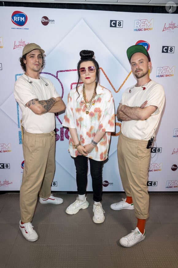 Hoshi - Photocall et Backstage de l'événement musical "RFM Music Show" édition spéciale pour les 40 ans de la célèbre radio au Palais des Sports de Levallois-Perret et avec le retour des lives. Ce concert exceptionnel sera retransmis sur C8 le mercredi 30 juin. Émission présentée par B.Montiel et L.Rétory. Levallois-Perret le 26 juin 2021 © Veeren Ramsamy - Pierre Perusseau / Bestimage