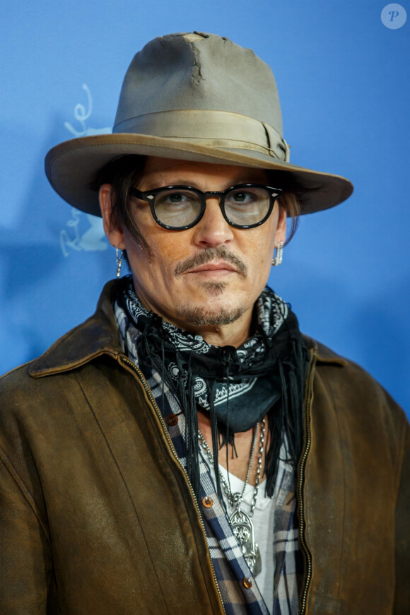 Johnny Depp pour la présentation du film "Minamata" (conférence et photocall) au 70ème Festival international du film de Berlin, La Berlinale 2020, à Berlin le 21 Février 2020.