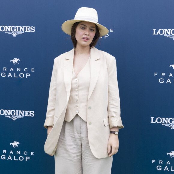 Marie-Ange Casta - Photocall du Prix de Diane Longines 2022 à Chantilly le 19 juin 2022. © Jack Tribeca / Bestimage