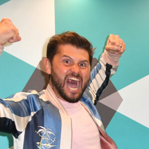 Christophe Beaugrand, Gwendal Marimoutou et Lola Dubini - inauguration du Paradox Museum à Paris le 13 juin 2023. © Veeren/Bestimage