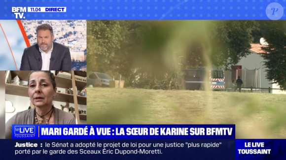 Disparition de Karine Esquivillon (capture d'écran BFMTV)