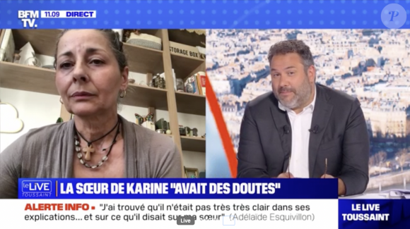 Disparition de Karine Esquivillon (capture d'écran BFMTV)