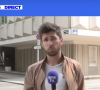 Capture d'écran de BFMTV avec le reportage du journaliste Maxime Brandstaetter dont la voix a été doublée subitement