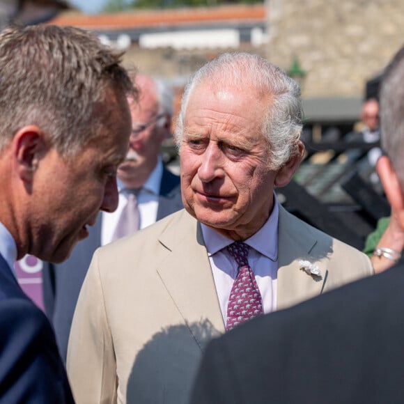 "Malgré ses deux interventions impressionnantes en Afghanistan, il est désormais un vétéran ordinaire, comme n'importe quel ancien soldat. On lui a retiré tous ses honneurs, son uniforme et ses titres."
Le roi Charles III d'Angleterre, arrive à bord du train royal "Flying Scotsman" pour une visite dans la ville de Pickering dans le Yorkshire, le 12 juin 2023.