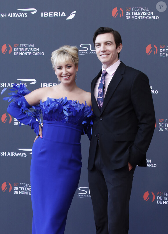 Jazmin Grace Grimaldi et Ian Mellencamp sur le tapis rouge du photocall de la cérémonie d'ouverture du 62ème Festival de Télévision de Monte-Carlo, à Monaco, le 16 juin 2023. © Denis Guignebourg/BestImage 