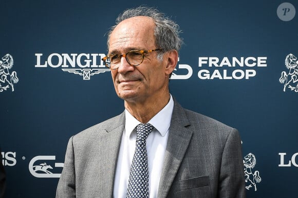 Eric Woerth lors de la 174ème édition du Prix de Diane Longines à l'hippodrome de Chantilly, France, le 18 juin 2023. © Matthieu Mirville/Bestimage