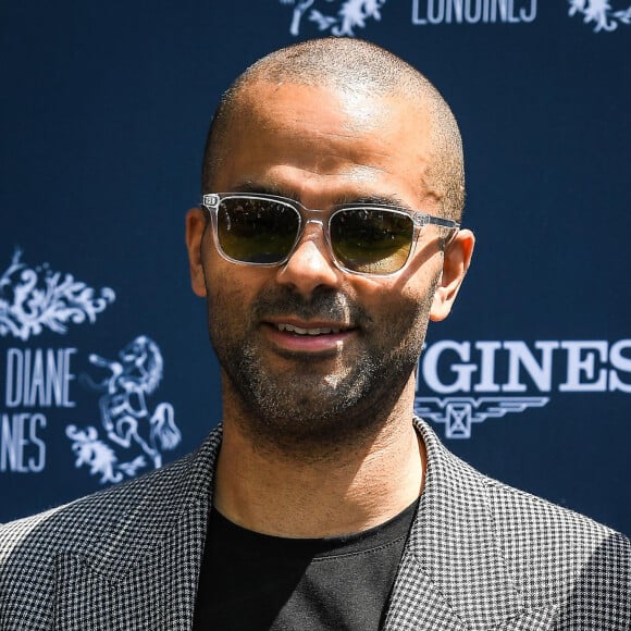 Tony Parker au photocall de la 174ème édition du Prix de Diane Longines à l'hippodrome de Chantilly, France, le 18 juin 2023. © Matthieu Mirville/Bestimage 