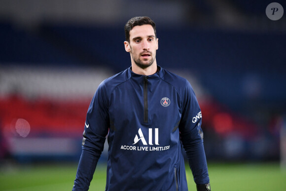 PSG : Sergio Rico dans un état préoccupant après un accident de cheval en Espagne - Sergio Rico - Match de football de ligue 1 Uber Eats Paris SG contre Strasbourg (4-0) au Parc des Princes à Paris le 23 décembre 2020. © Philippe Lecoeur / Panoramic / Bestimage