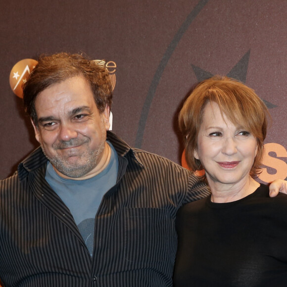 Didier Bourdon, Nathalie Baye pour le film "Alibi.com" lors du 20ème Festival du film de comédie à l'Alpe d'Huez, le 20 janvier 2017. © Dominique Jacovides/Bestimage