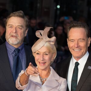 John Goodman, Helen Mirren et Bryan Cranston - Première du film "Trumbo" lors du Festival du film BFI à Londres. Le 8 octobre 2015 