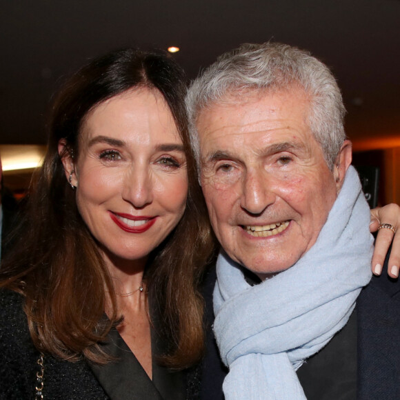 Exclusif - Elsa Zylberstein et Claude Lelouch - Cocktail - Spectacle symphonique Claude Lelouch "D'un film à l'autre" au Palais des Congrès de Paris le 14 novembre 2022. © Moreau / Rindoff / Bestimage 