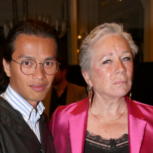 Olivier Clertant et Eva Darlan - Soirée de Gala "Enfance Majuscule" au profit de l'enfance maltraitée à la Salle Gaveau à Paris le 19 Juin 2023. © Bertrand Rindoff / Bestimage