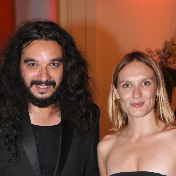 Le violoniste Nemanja Radulovic et Ana Girardot (Présidente de la soirée) - Soirée de Gala "Enfance Majuscule" au profit de l'enfance maltraitée à la Salle Gaveau à Paris le 19 Juin 2023. © Bertrand Rindoff / Bestimage