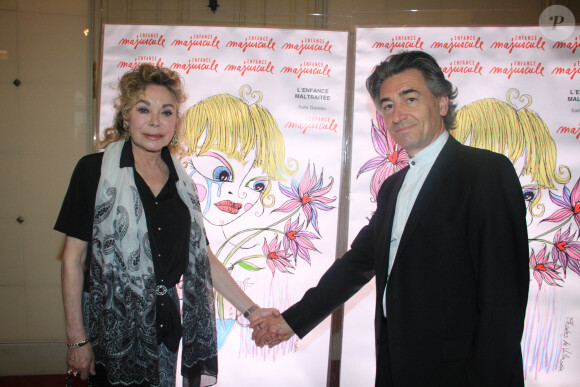 Grace de Capitani et son mari Jean-Pierre Jacquin - Soirée de Gala "Enfance Majuscule" au profit de l'enfance maltraitée à la Salle Gaveau à Paris le 19 juin 2023. © Philippe Baldini/Bestimage