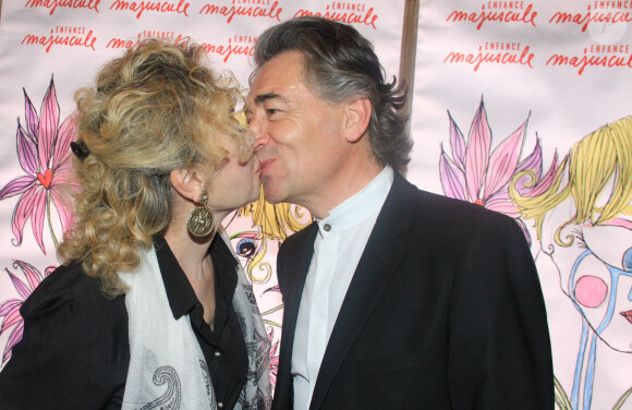 Grace de Capitani et son mari Jean-Pierre Jacquin - Soirée de Gala "Enfance Majuscule" au profit de l'enfance maltraitée à la Salle Gaveau à Paris le 19 juin 2023. © Philippe Baldini/Bestimage