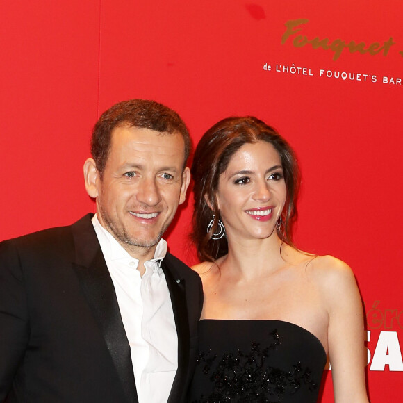 Dany Boon et Yaël - Photocall au Fouquet's lors de la 40ème cérémonie des César à Paris. Le 20 février 2015 