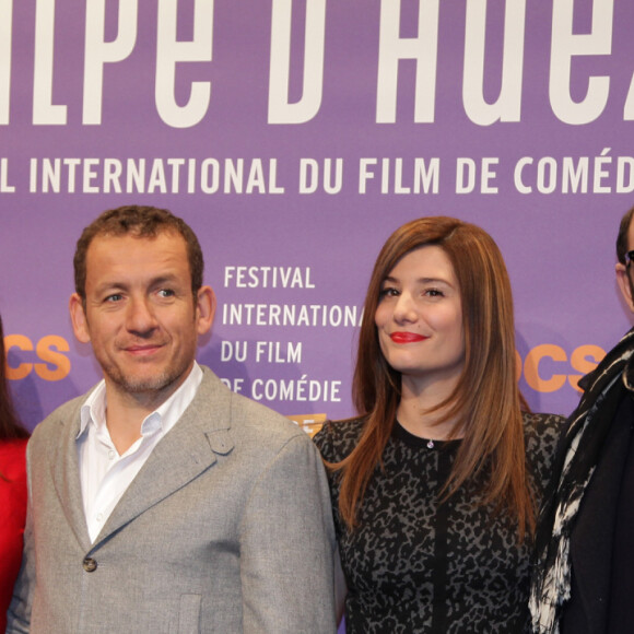 Yael Boon, Dany Boon, Alice Pol et Kad Merad - Photocall lors du 17eme Festival International du film de comedie en Isere a l'Alpe d'Huez le 15 janvier 2014.