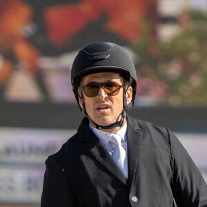 Guillaume Canet sur James Bond du Bec lors du prix Team Créatif presented by Lipton lors de la 9ème édition du "Longines Paris Eiffel Jumping" au Champ de Mars à Paris, France, le 23 juin 2023. © Pierre Perusseau/Bestimage 