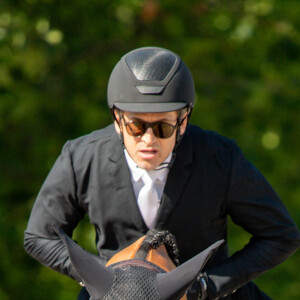 Guillaume Canet sur James Bond du Bec en détente du prix Team Créatif presented by Lipton lors de la 9ème édition du "Longines Paris Eiffel Jumping" au Champ de Mars à Paris, France, le 23 juin 2023. © Pierre Perusseau/Bestimage 