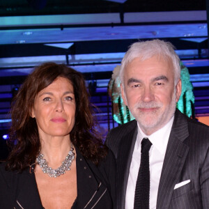 Pascal Praud et sa femme Catherine - Cérémonie de clôture du 7 ème Festival de cinéma et musique de film de La Baule, le 26 juin 2021.  Closing ceremony of the 7th La Baule Film and Film Music Festival, June 26, 2021. 