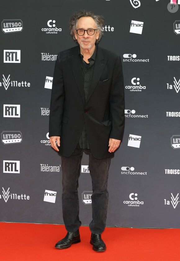 Tim Burton à l'inauguration de l'expérience "Tim Burton Le labyrinthe" à l'espace Chapiteaux du parc de la Villette à Paris, France, le 20 mai 2023. © Coadic Guirec/Bestimage 