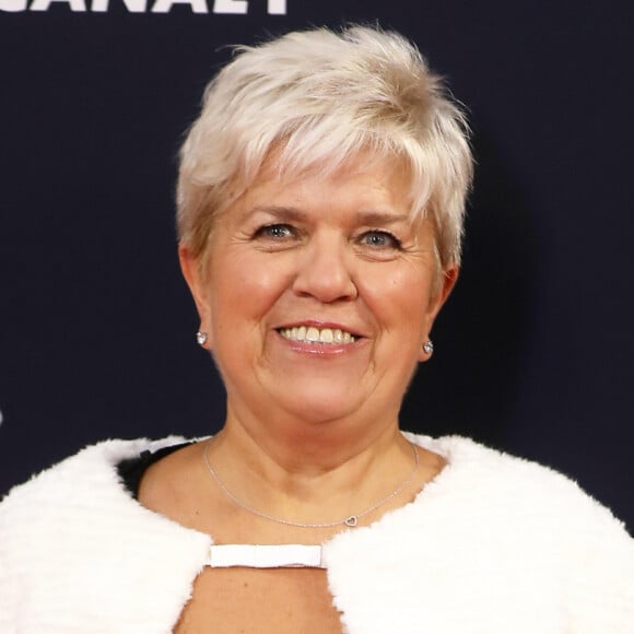 Mimie Mathy - Tournage de la série " Dix Pour Cent " lors de la 45ème cérémonie des César à la salle Pleyel à Paris. © Dominique Jacovides/Olivier Borde/Bestimage