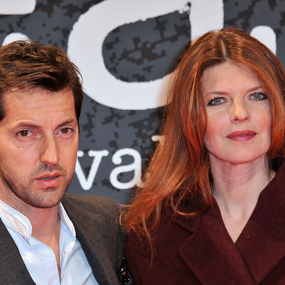 L'actrice reste donc très vigilente en se montrant protectrice avec son fils.
Frederic Diefenthal et sa femme Gwendoline Hamon sur le tapis rouge du 5eme Festival International du Film Policier de Beaune le 5 avril 2013. 