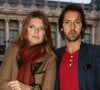 Frederic Diefenthal et Gwendoline Hamon ont été en couple, et meme mariés.
Frederic Diefenthal et Gwendoline Hamon - Arrivee des people au defile Vanessa Bruno pret-a-porter printemps-ete à Paris.