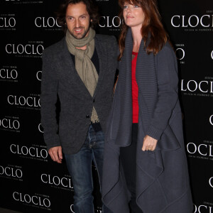Frédéric Diefenthal et Gwendoline Hamon, Paris le 5 février 2012 avant-première du film "Cloclo" réalisé par Florent Emilio Siri au cinéma Gaumont Marignan.
