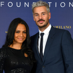 "Espèce de fou va. T'es un fou toi", lui dit-il dans une vidéo, avec beaucoup d'amour.
Exclusif - Christina Milian et son mari M. Pokora (Matt Pokora) - Photocall du gala annuel de la Fondation Elina Svitolina au Yacht Club de Monaco. © Bruno Bebert / Bestimage